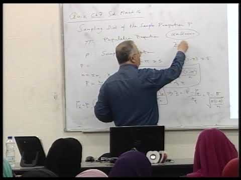 Lecture 13: Chapter 7: Sampling Distributions  7.3 Sampling Distribution of the Proportion